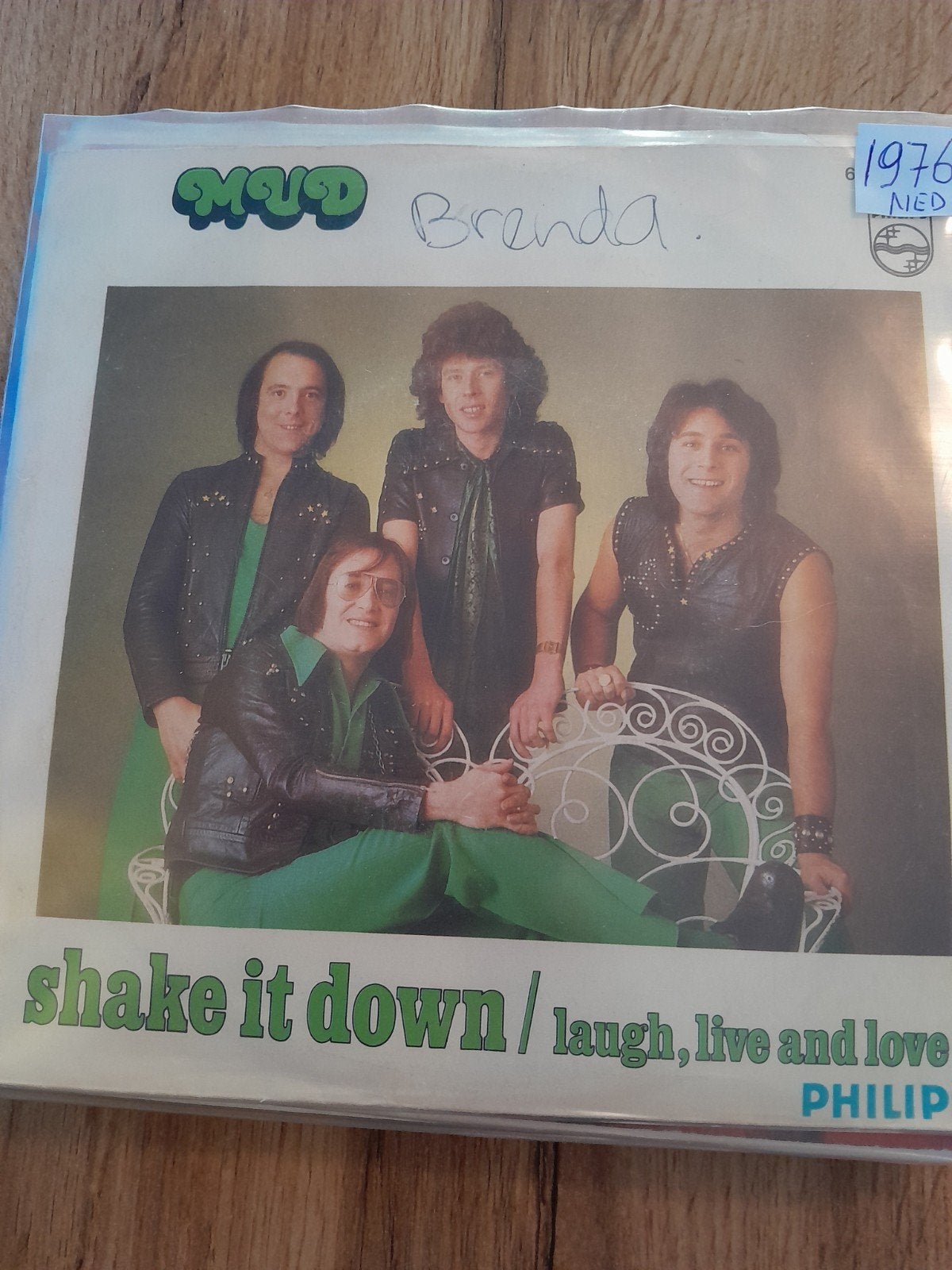 mud 7inch shake it down, Cd's en Dvd's, Vinyl Singles, Ophalen of Verzenden, Zo goed als nieuw, Pop
