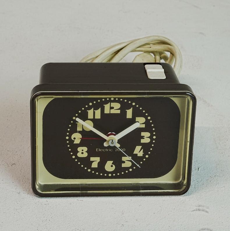 Vintage jaren '70 Electric 2000 wekker., Witgoed en Apparatuur, Wekkers, Ophalen of Verzenden, Zo goed als nieuw, Analoog