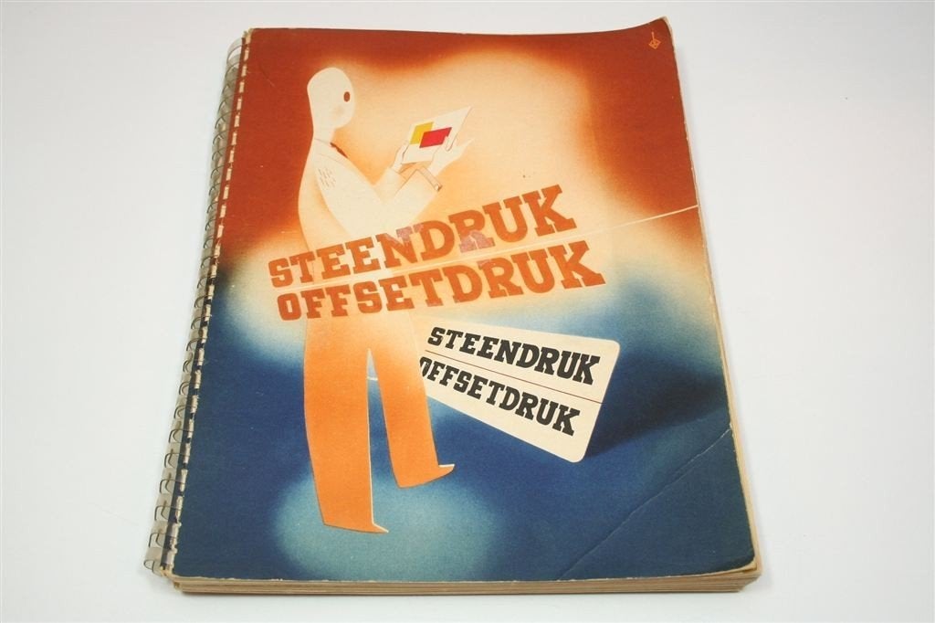 Steendruk, Offsetdruk — Grafisch Vakboek [1950], Ophalen of Verzenden, Gelezen, Bouwkunde