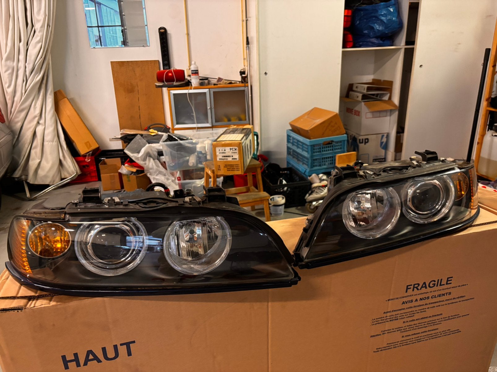 E39 face lift Xenon koplampset orig. Als nw!, Ophalen, Nieuw, BMW