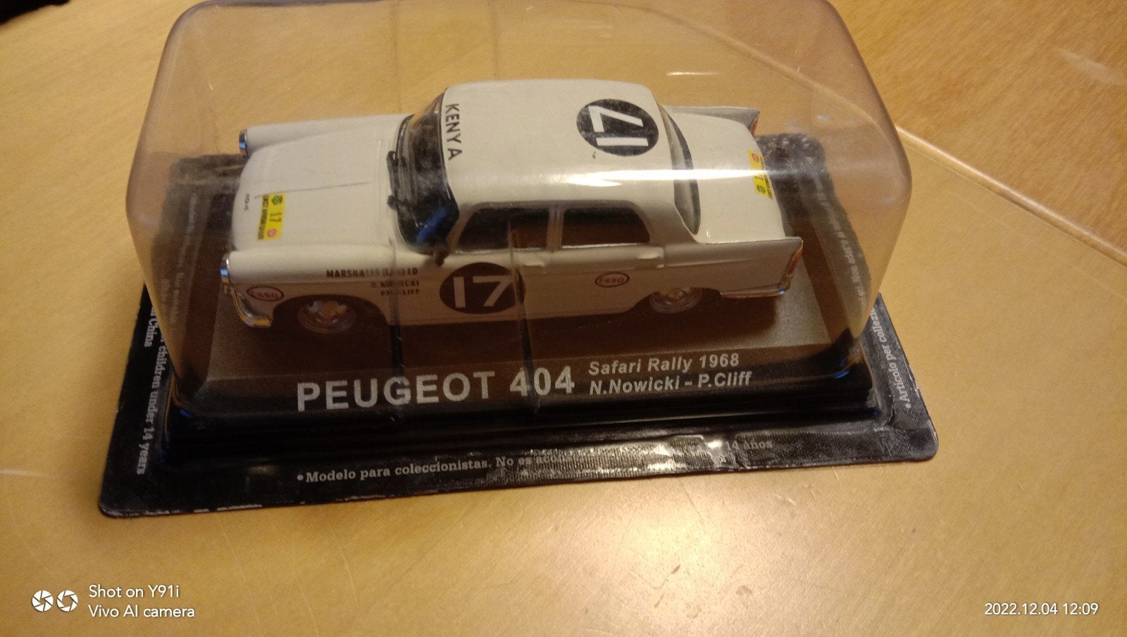 Peugeot 404 safari rally 1968, Ophalen of Verzenden, Nieuw, Auto, Overige merken