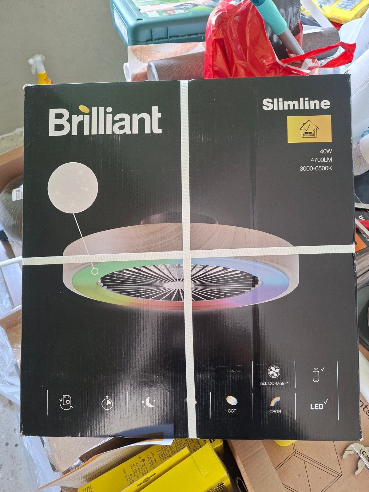 NIEUW!! Plafond ventilator lamp, Ophalen, Nieuw