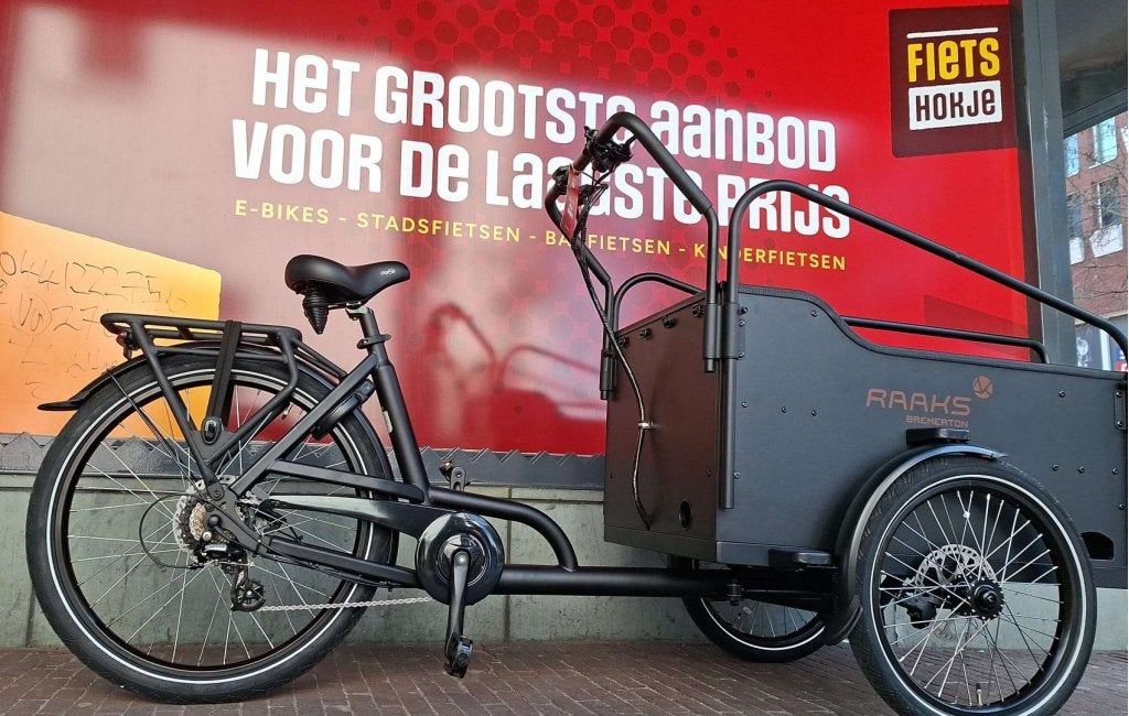 Fietshokje Haarlem: Raaks Bremerton e-bakfiets NIEUW, Niet ingevuld, 4 kinderen of meer, Niet ingevuld, Nieuw
