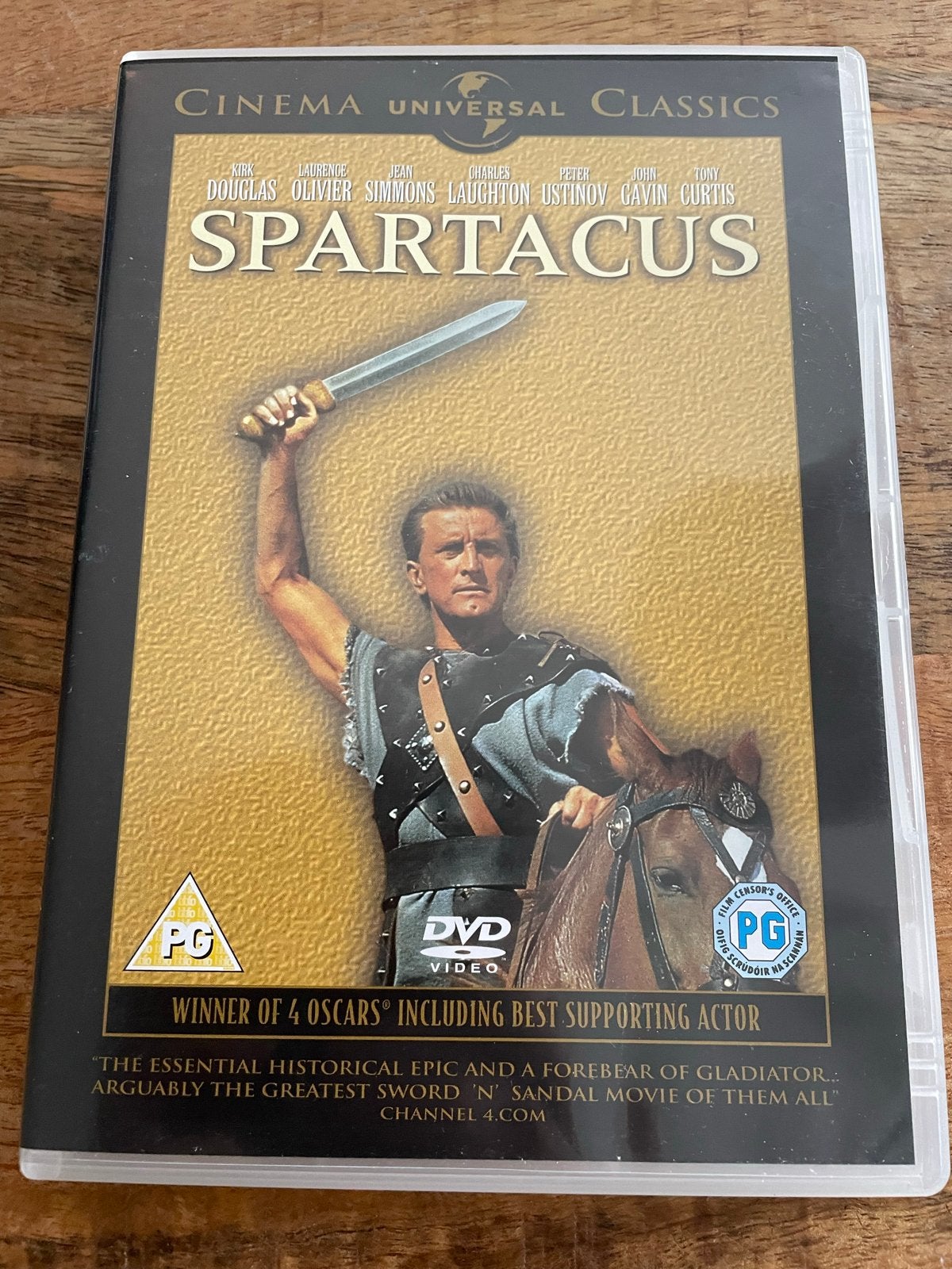 Spartacus DVD - Stanley Kubrick, Ophalen, Nederlands, Vanaf 12 jaar, Gebruikt