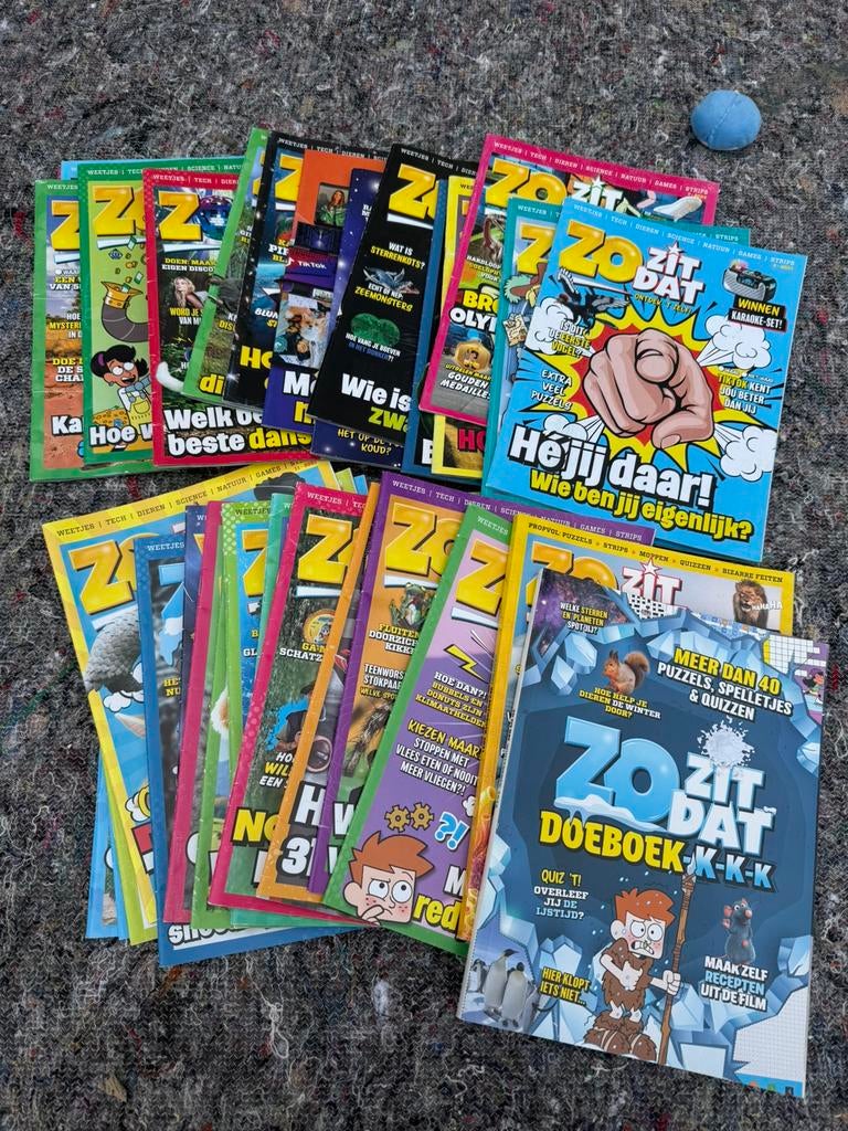 Zo zit dat - 35 kindertijdschriften, Ophalen of Verzenden, Zo goed als nieuw