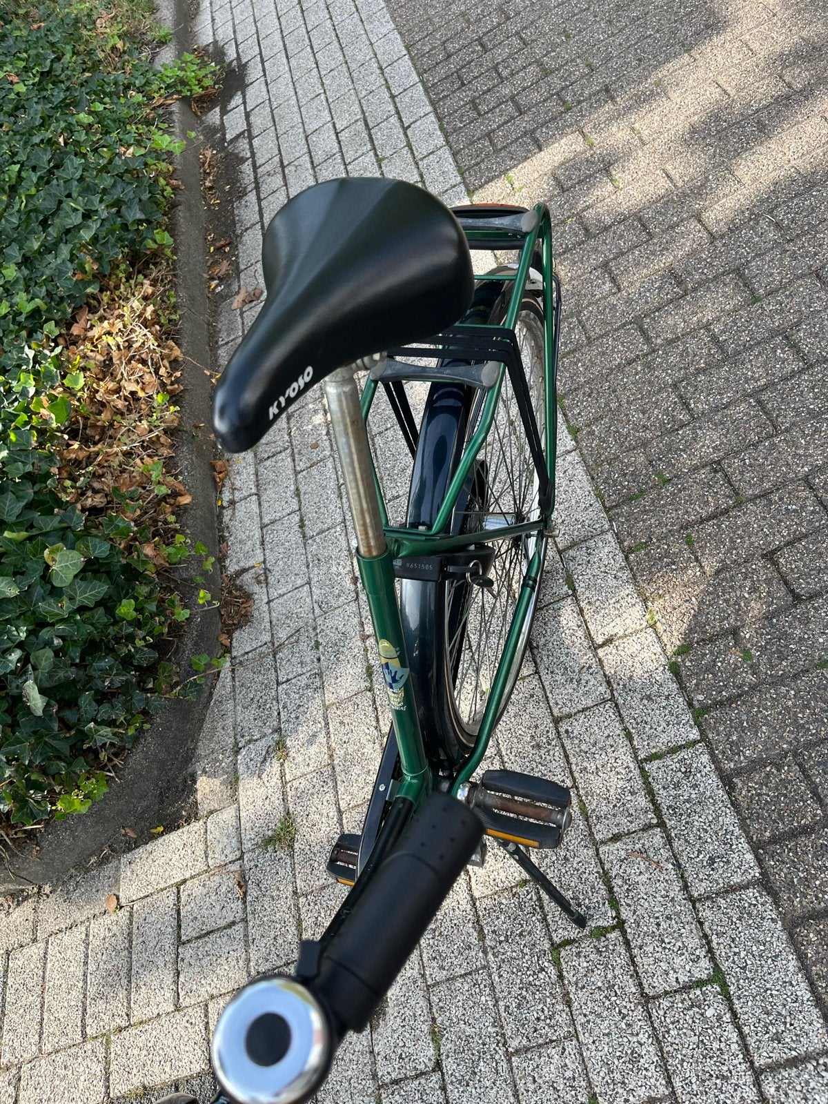Gazelle damesfiets - Groen, Gebruikt, Fietsen en Brommers, Fietsen | Dames | Damesfietsen, Velgrem, Versnellingen, Ophalen of Verzenden