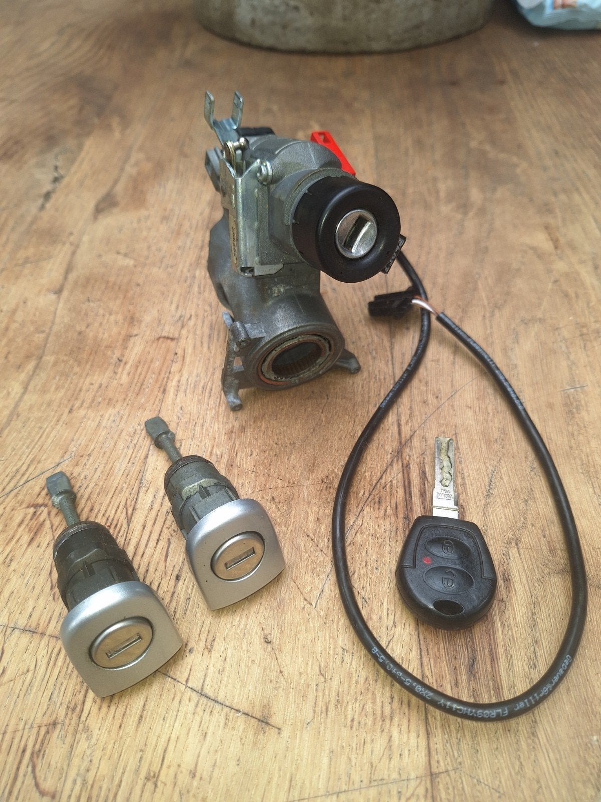 contactslot en deurcilinders vw lupo 3l tdi, Ophalen of Verzenden, Gebruikt, Volkswagen