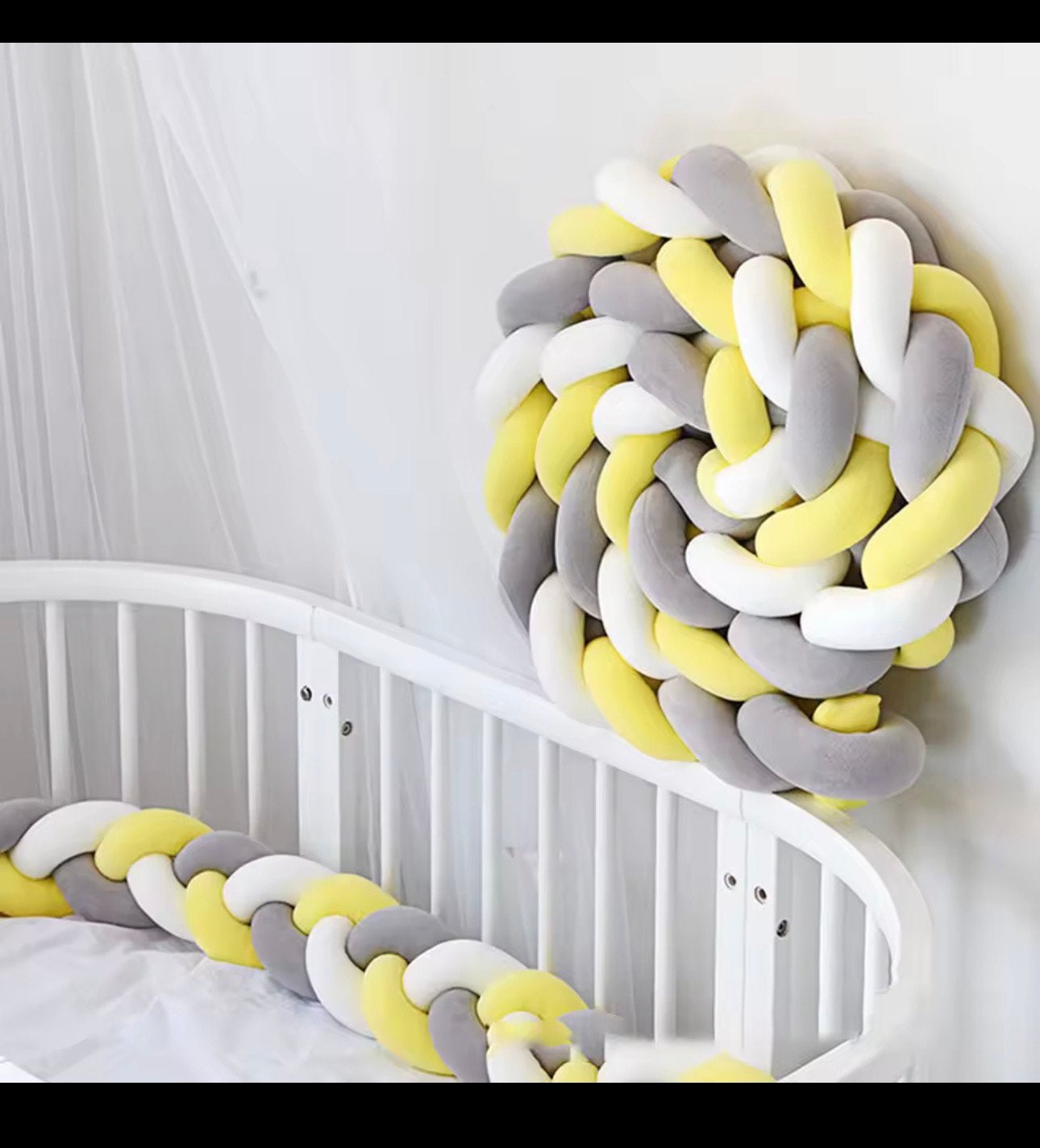 HANDGEWEVEN BABY BUMPER, Ophalen, Zo goed als nieuw