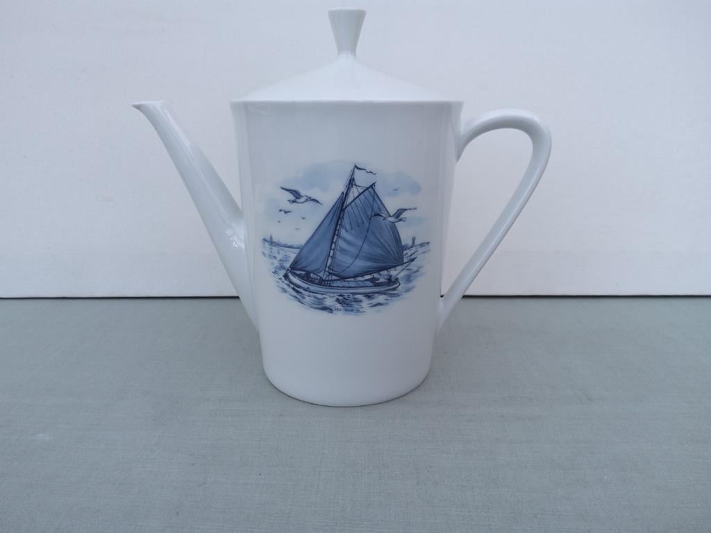 Streekservies Holland Remia - Theepot, Antiek en Kunst, Ophalen of Verzenden