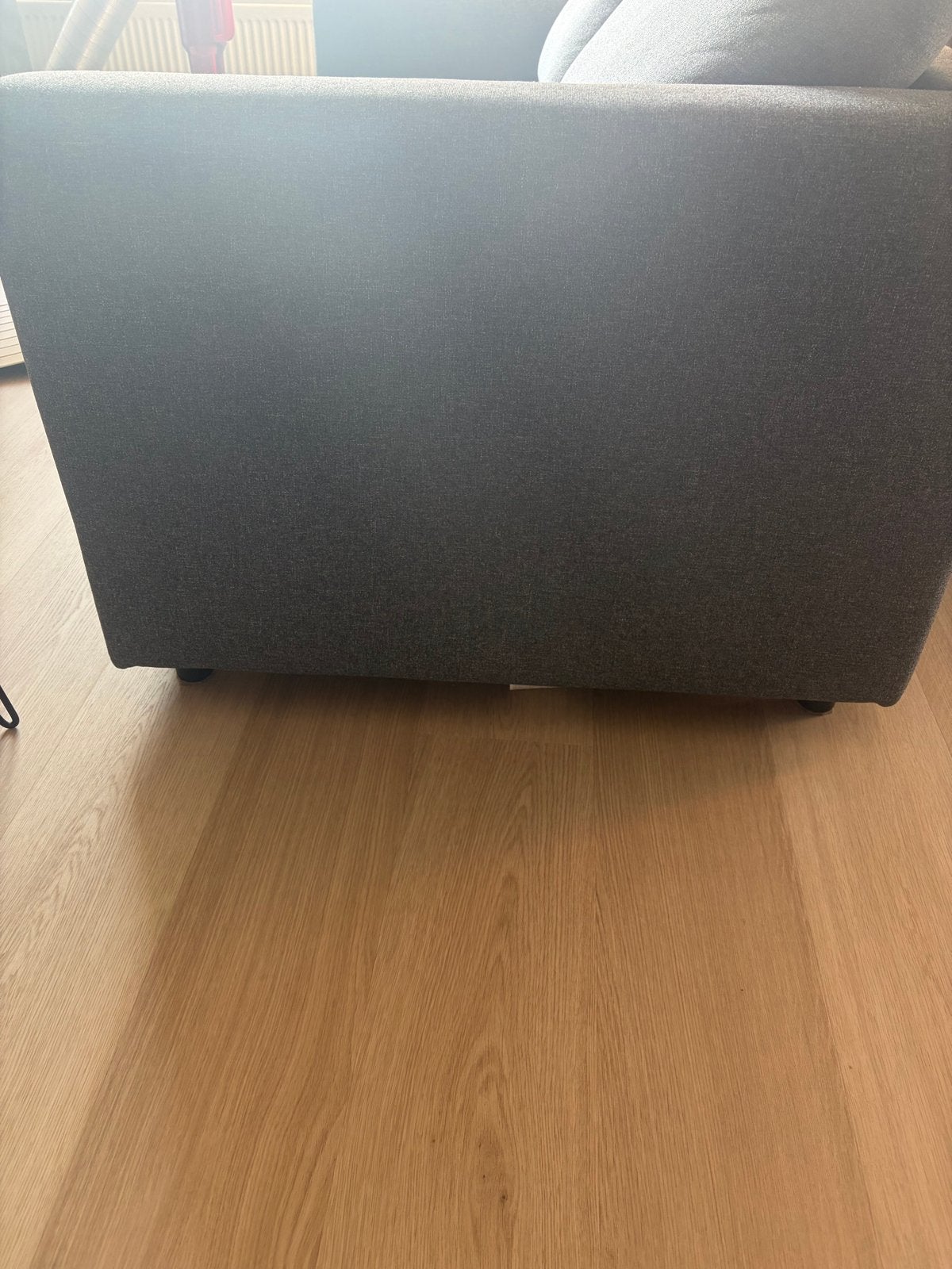 IKEA Lejde 2-zitsbank grijs/zwart - Zo goed als nieuw, Ophalen, 150 tot 200 cm, Tweepersoons, 75 tot 100 cm