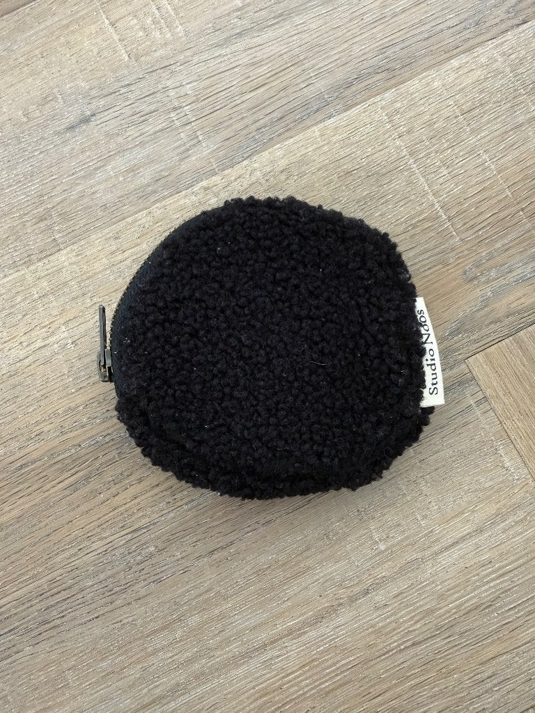 Like new black teddy zwart StudioNoos portemonnee rits rond, Ophalen of Verzenden, Zo goed als nieuw, Zwart, Overige merken