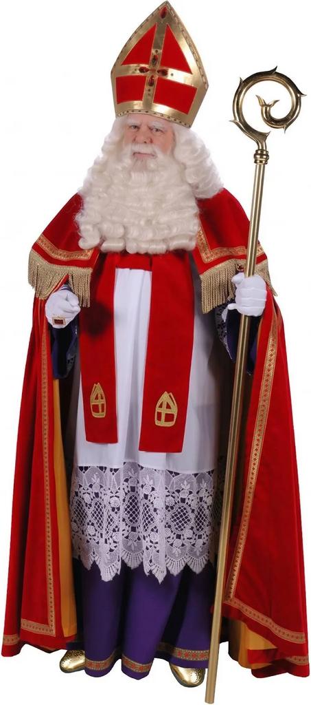 Sinterklaas Kostuum Compleet - Luxe Uitvoering, Ophalen, Zo goed als nieuw