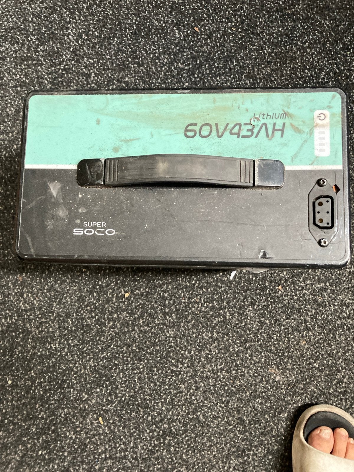 Super Soco 60V 43Ah Lithium Batterij, Fietsen en Brommers, Gebruikt