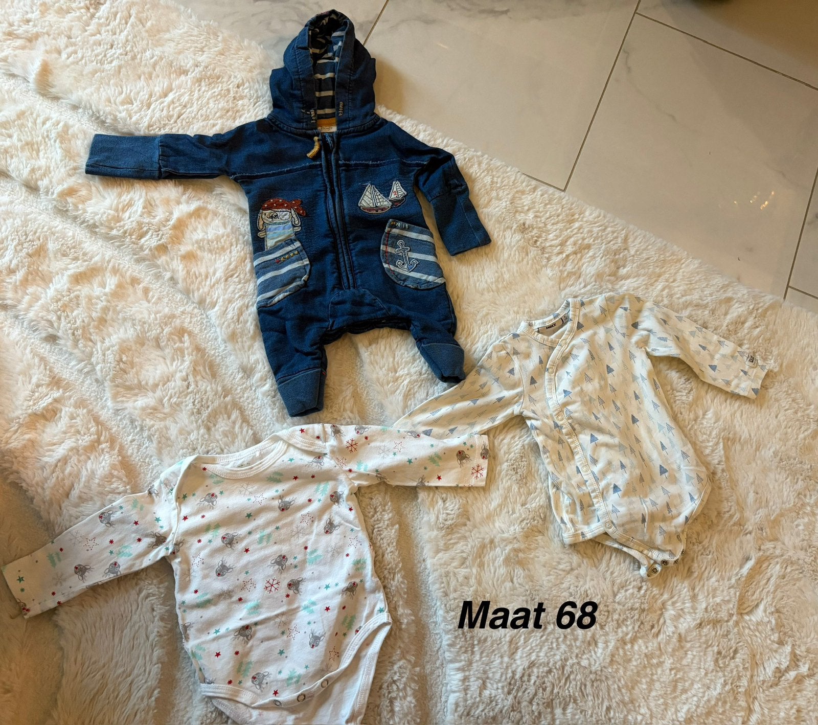 Mooi kledingpakket voor een jongetje – maat 50/56 t/m 62/68, Ophalen of Verzenden, Zo goed als nieuw, Maat 50