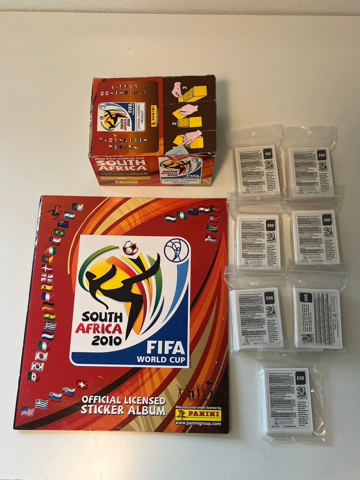 Voetbalplaatjes Panini World Cup South Africa WK 2010 Messi, Verzenden, Zo goed als nieuw, Buitenlandse clubs, Poster, Plaatje of Sticker