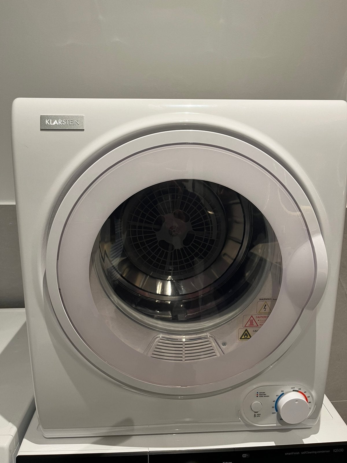Klarstein Wasdroger - Compact en Efficiënt, Witgoed en Apparatuur, Wasdrogers, Zo goed als nieuw, Luchtafvoer, Voorlader, Minder dan 4 kg