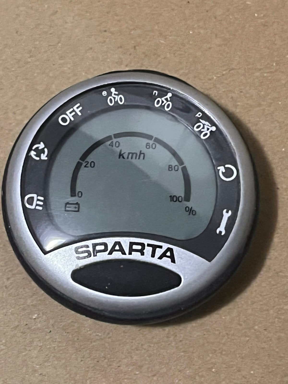 Sparta ION display rond Koga/Batavus, Fietsen en Brommers, Fietsaccessoires | Fietscomputers, Verzenden, Waterdicht, Zo goed als nieuw