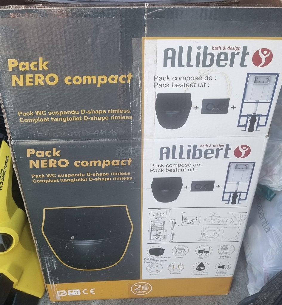 Toiletpot (hang), Doe-het-zelf en Verbouw, Sanitair, Ophalen, Nieuw, Toilet