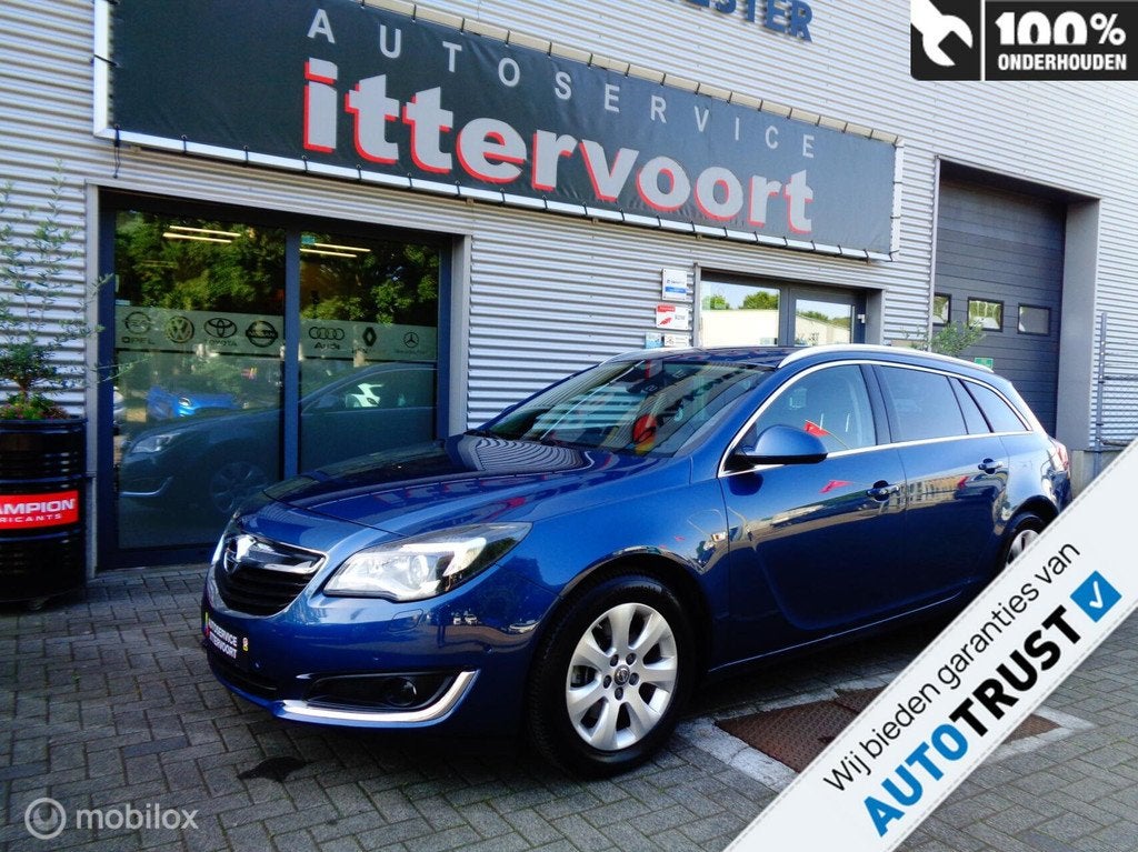 Opel Insignia Sports Tourer 1.6 T Cosmo, Gebruikt, Euro 6, 4 cilinders, Blauw