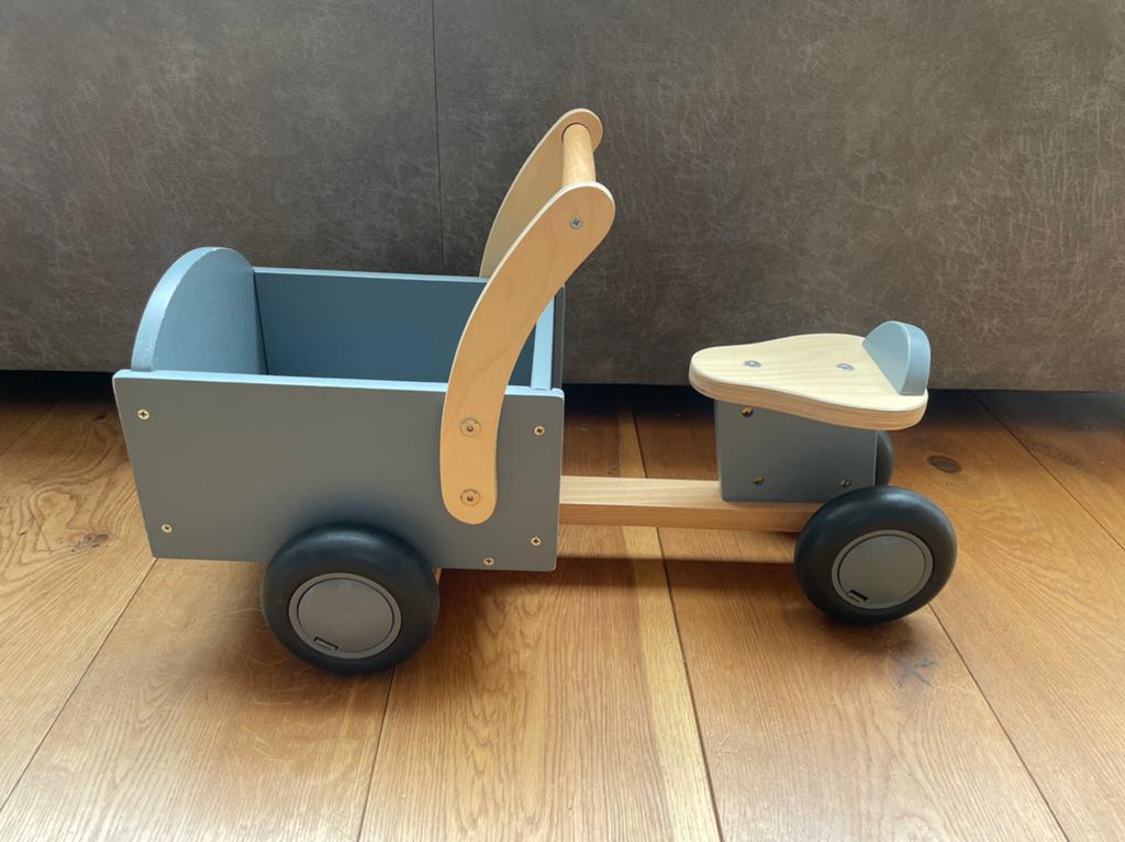 Houten bakfiets Bandits and Angels, Kinderen en Baby's, Speelgoed | Houten speelgoed, Ophalen