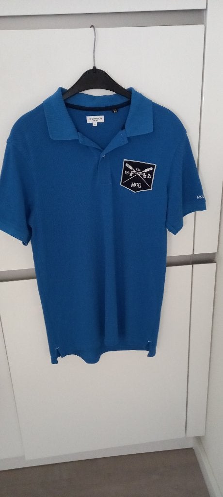 Mc Gregor poloshirt maat S., Kleding | Heren, Ophalen of Verzenden, Gedragen, Blauw, McGregor