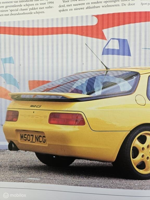 Achterspoiler Porsche 968 ('90-'94) incompleet, Gebruikt, Porsche, Ophalen of Verzenden, Porsche