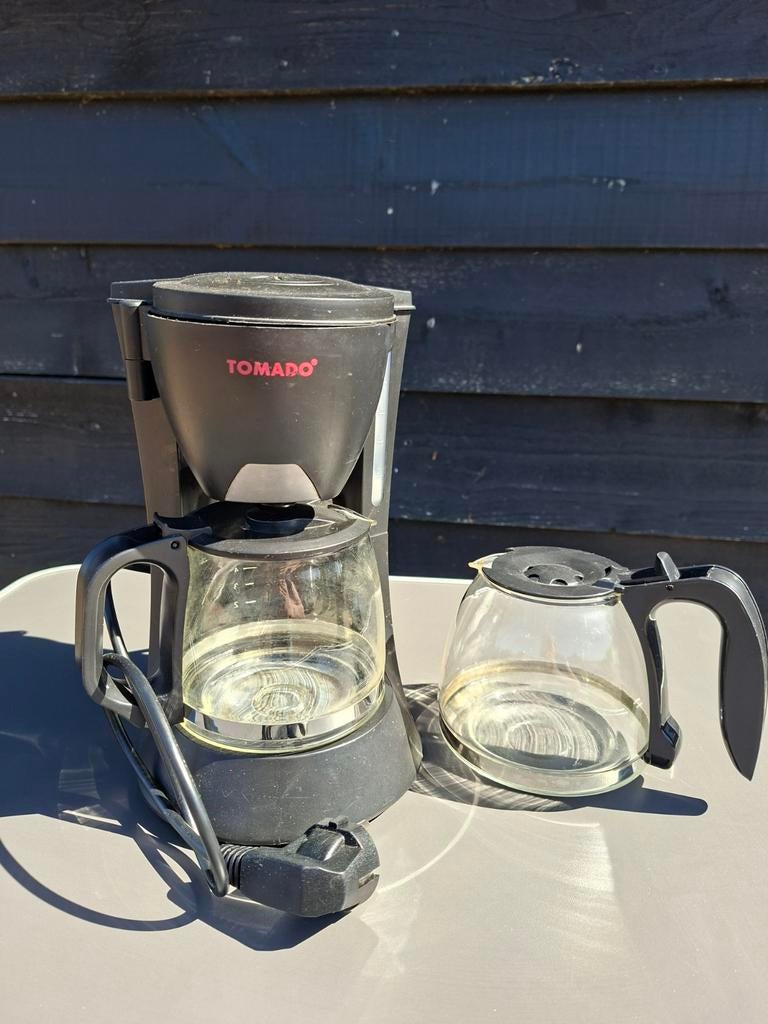 Tomado klein koffiezetapparaat voor de camping, Gebruikt, Koffiemachine, Gemalen koffie, Ophalen of Verzenden