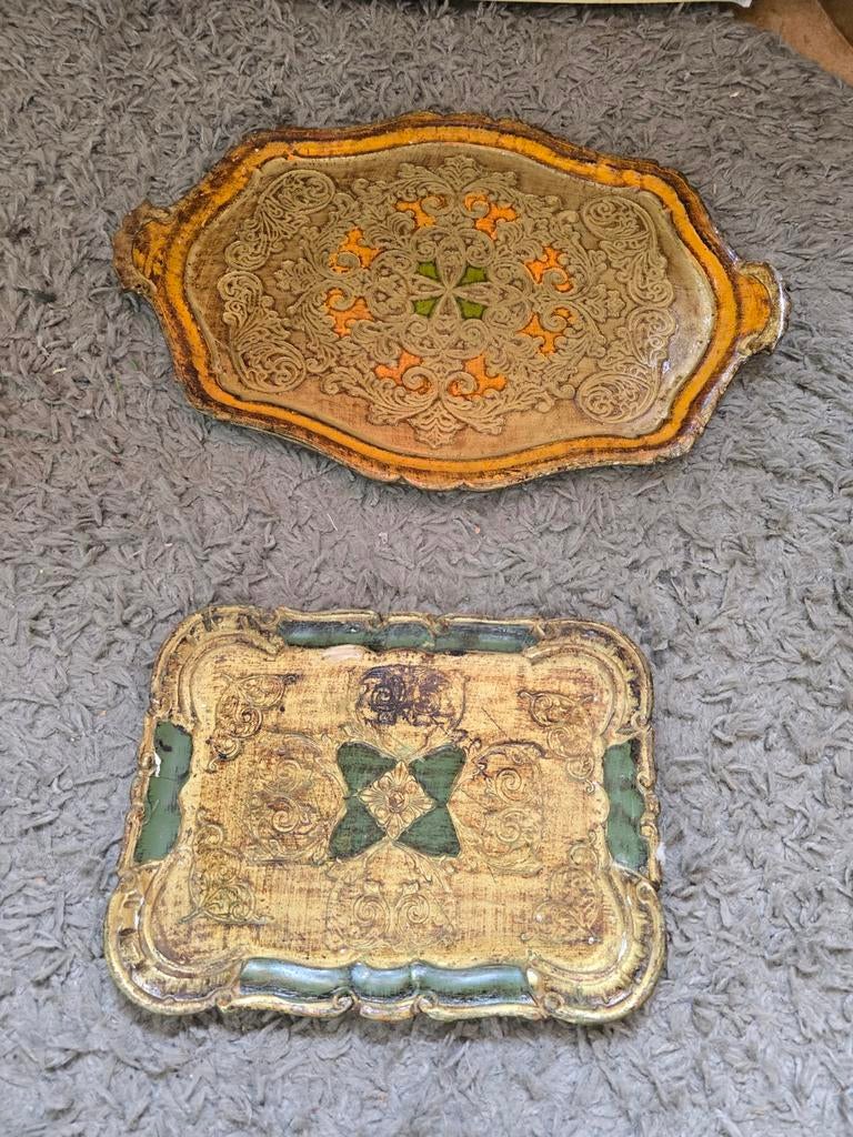 Dienbladen  italiaans, Ophalen, Rechthoekig, Hout