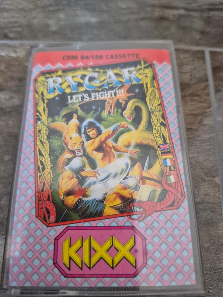 Rygar C64 Cassette Game - Commodore 64/128 Kixx, Avontuur en Actie, Gebruikt, 1 speler, Ophalen of Verzenden