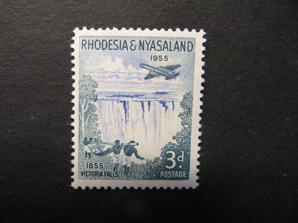 A00327: Rhodesia & Nyasaland  3 d, Postzegels en Munten, Postzegels | Afrika, Ophalen of Verzenden, Tanzania