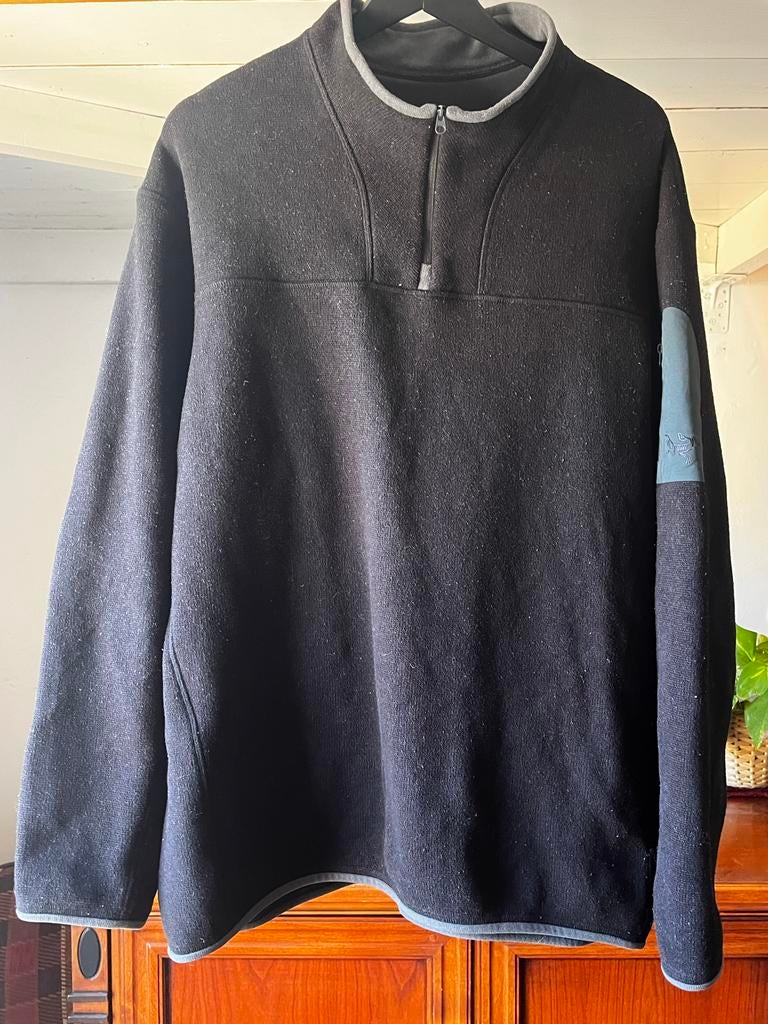 Arc’teryx vintage kwaliteit fleece trui Maat M, Ophalen of Verzenden, Gedragen, Maat 48/50 (M), Zwart