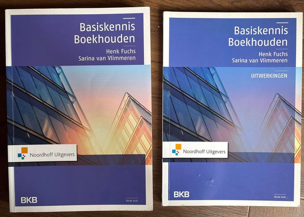 Basiskennis Boekhouden (BKB) + Uitwerkingen - Nieuwstaat, Boeken, Ophalen of Verzenden, Gamma, Zo goed als nieuw, MBO