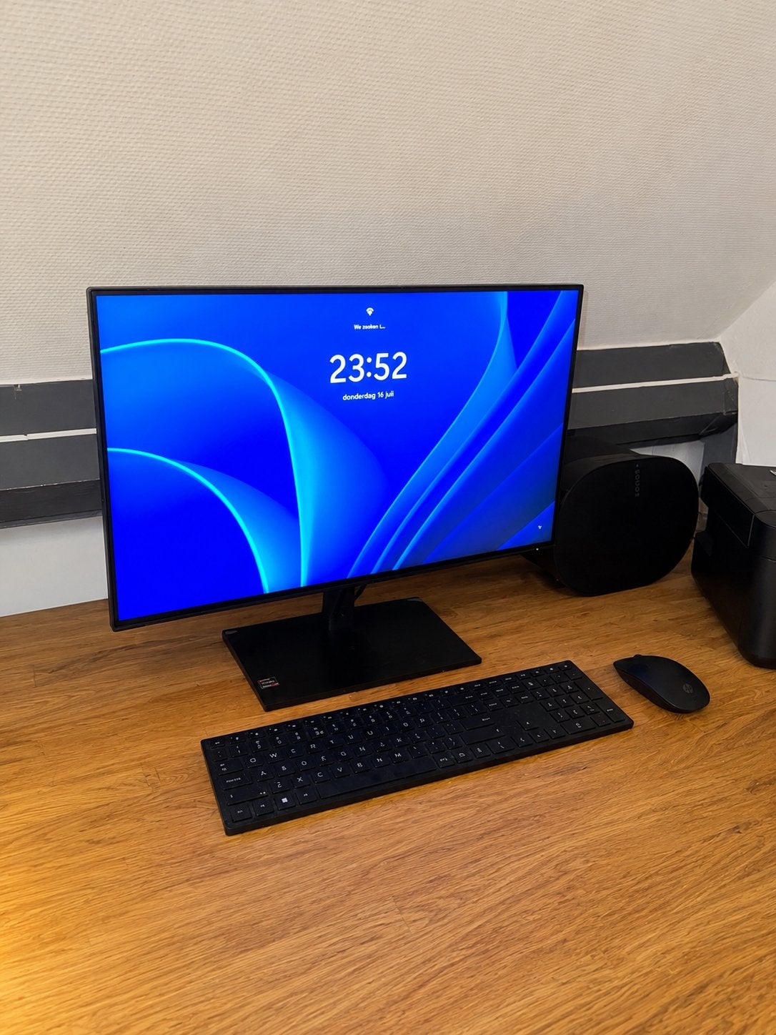 HP all-in-one pc ZGAN, 2 tot 3 Ghz, Met monitor, 8 GB, Ophalen of Verzenden