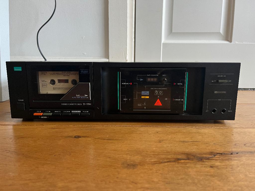 Cassettedeck Sansui D59M, Audio, Tv en Foto, Stereo-sets, Ophalen, Niet werkend, Cassettedeck, Overige merken