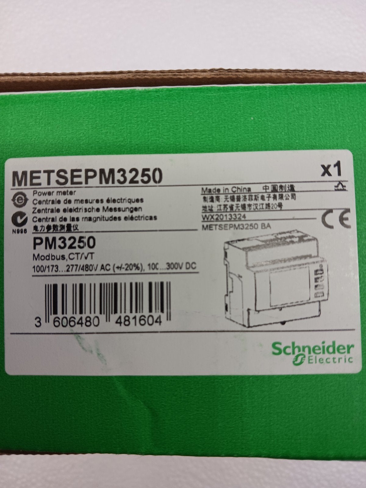 Schneider Electric ● Universele ENERGIEMETER  ●  PM3250, Verzenden, Zo goed als nieuw