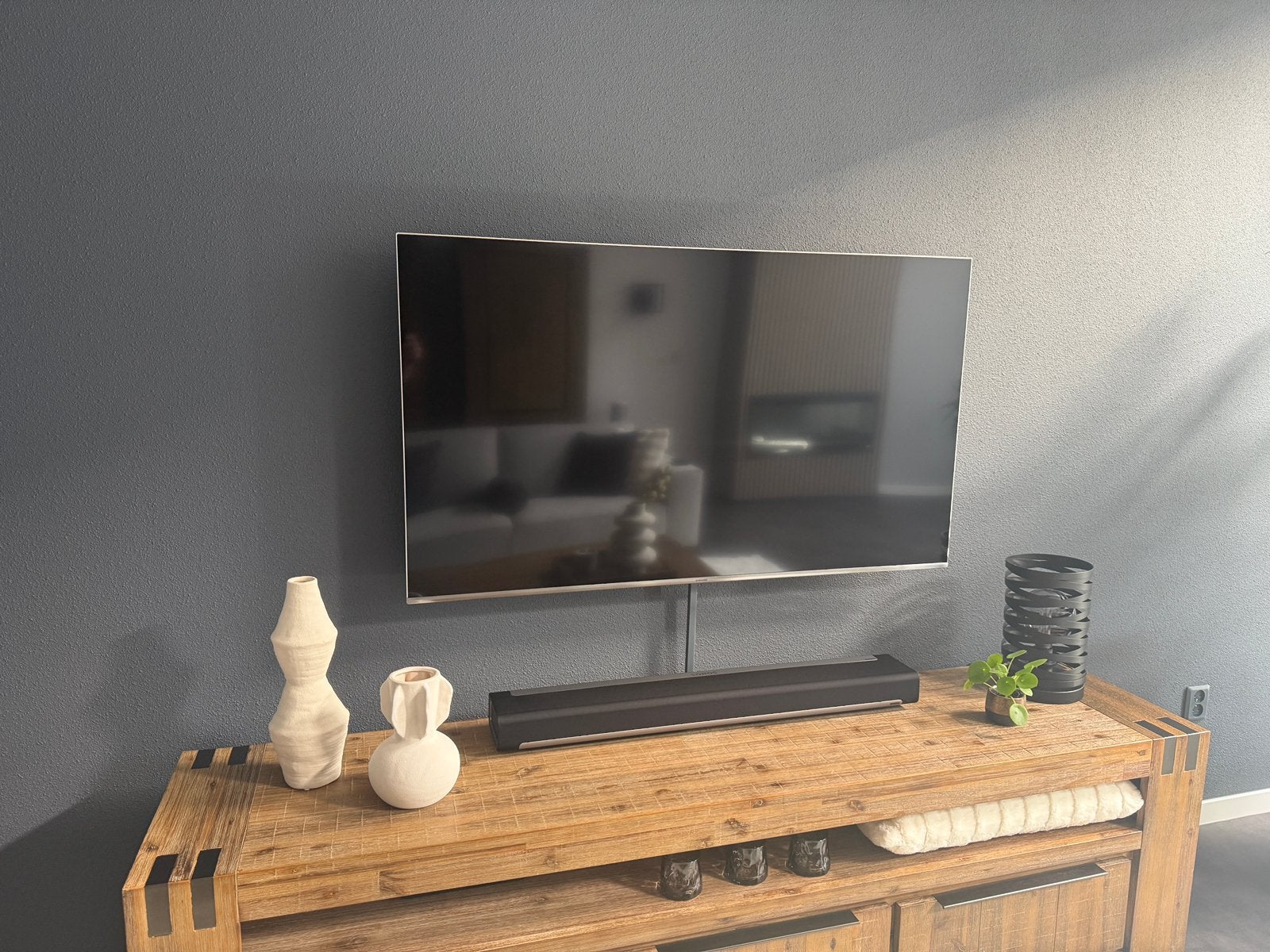 Samsung QLED 55” QE55Q6F Zilver, Ophalen, 100 Hz, Samsung, 100 cm of meer