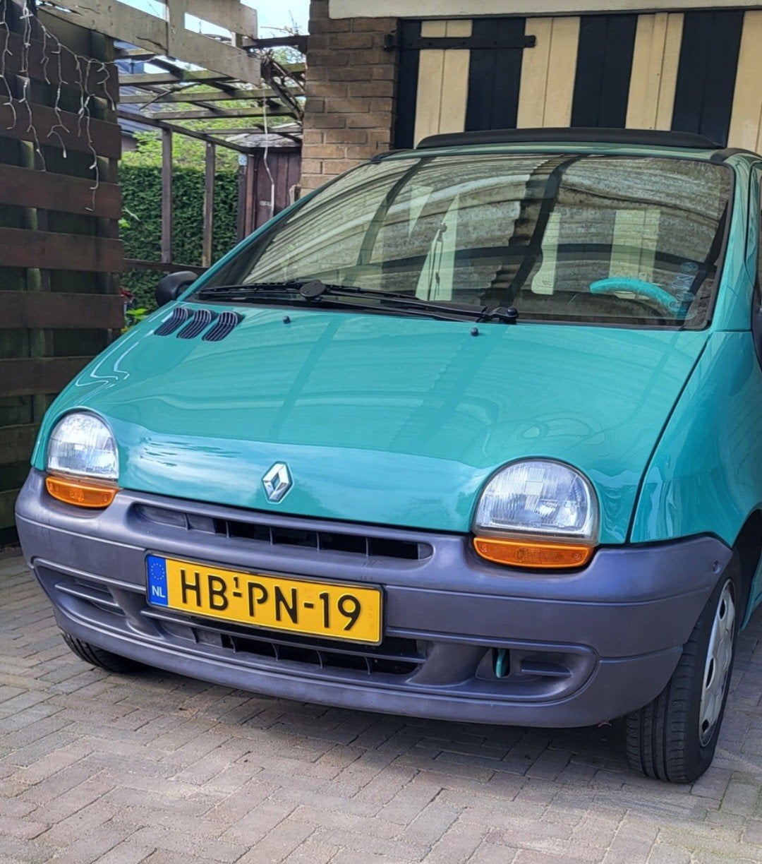 Renault Twingo 1.2 E2 1993 koriander groen open air, Auto's, Renault, Particulier, Twingo, Benzine, Hatchback, Handgeschakeld