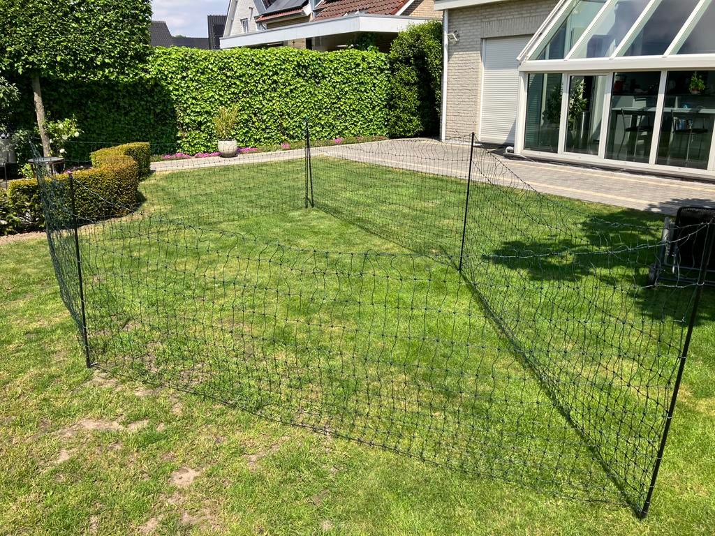 Hek (ren) voor dieren (konijn, kip), Tuin en Terras, Ophalen, Zo goed als nieuw, IJzer