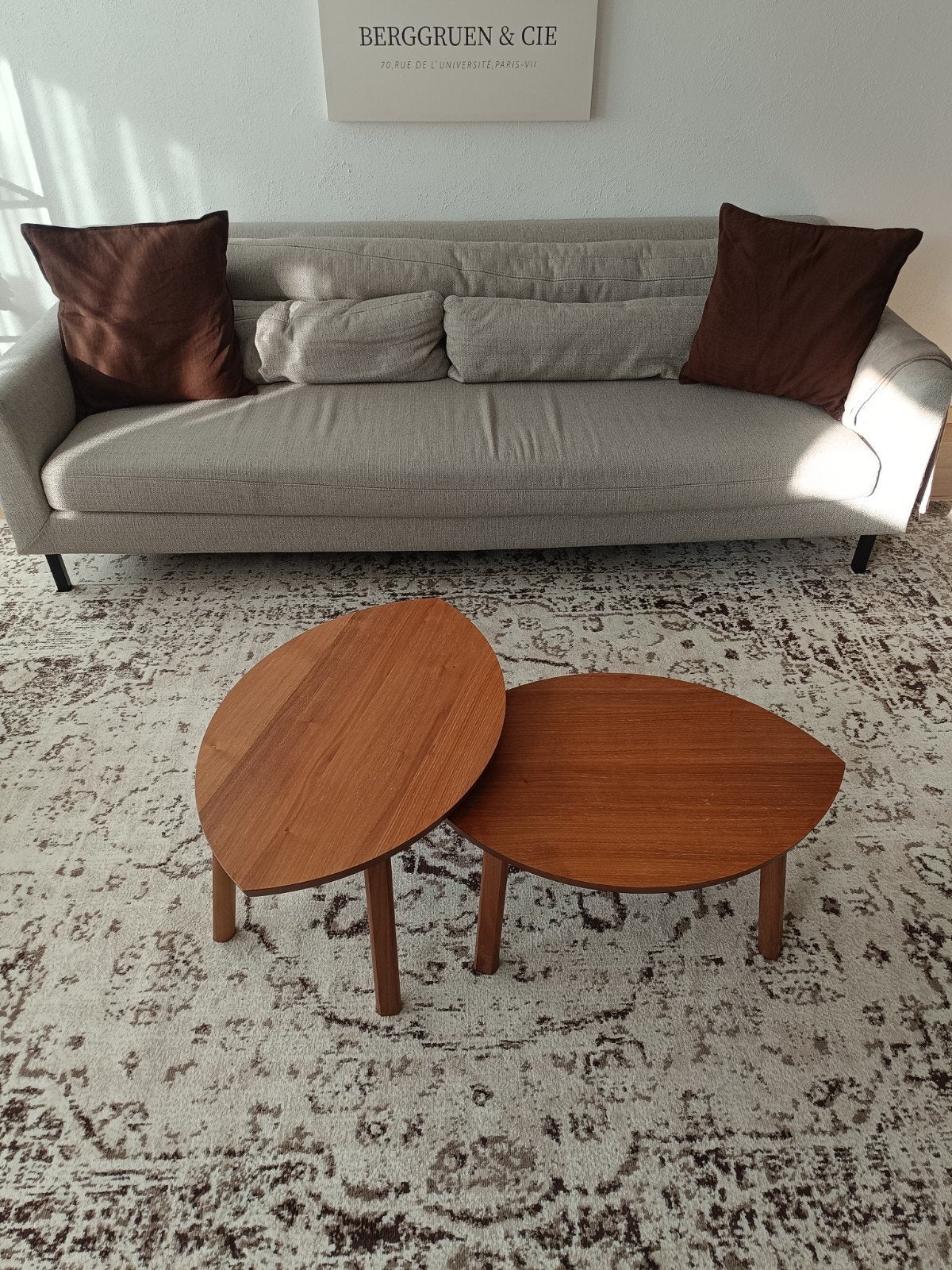Salontafel/ bijzettafeltjes Ikea Stockholm collectie, Ophalen, Gebruikt, Hout