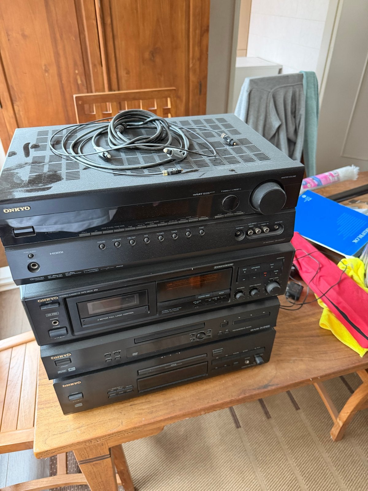 Muziekinstallatie / geluid instalatiende (stereo set), Cassettedeck, Losse componenten, Niet werkend, Ophalen