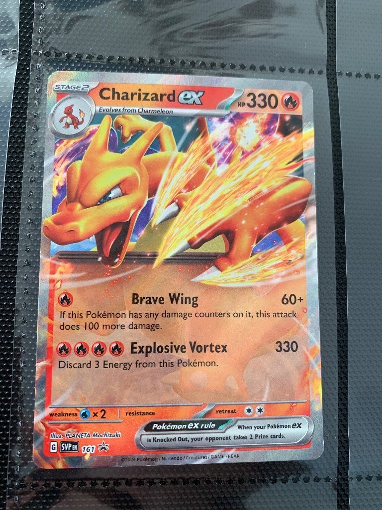 Charizard Ex 161 (Promo), Ophalen, Nieuw, Losse kaart, Foil