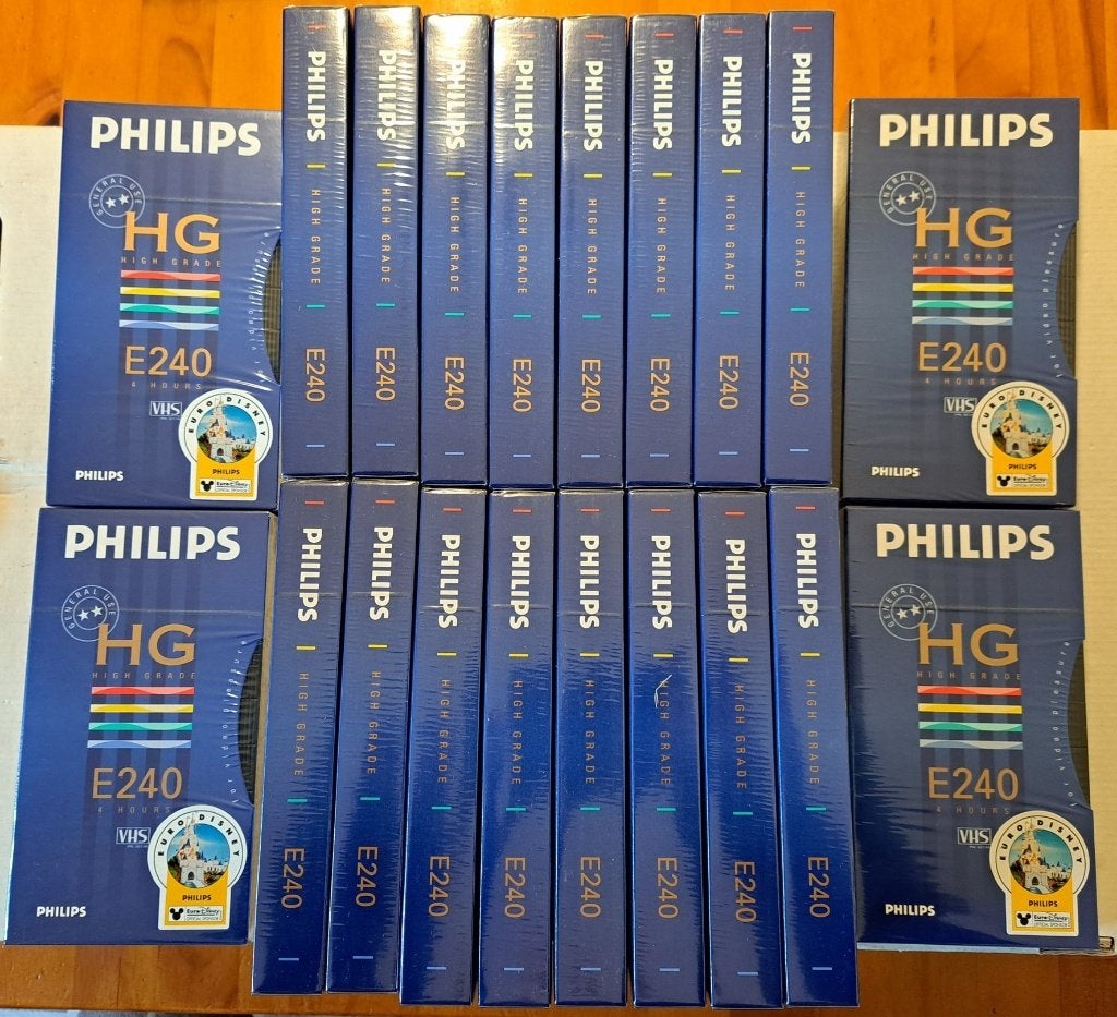 Philips HG 240 gesealde VHS videobanden (96 stuks) te koop!, Alle leeftijden, Overige genres, Ophalen of Verzenden, Nieuw in verpakking