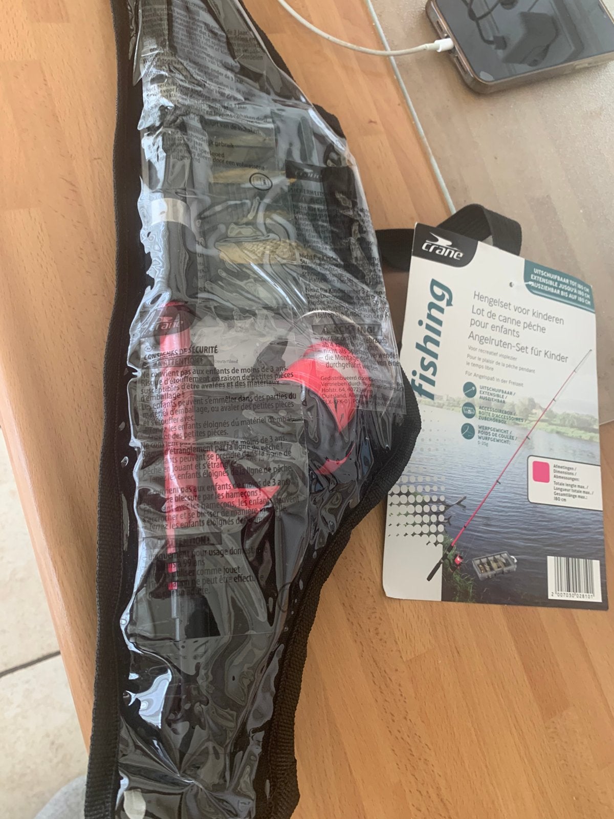 Nieuwe Kinder Hengel vaste prijs 15 euro, Watersport en Boten, Ophalen, Zo goed als nieuw