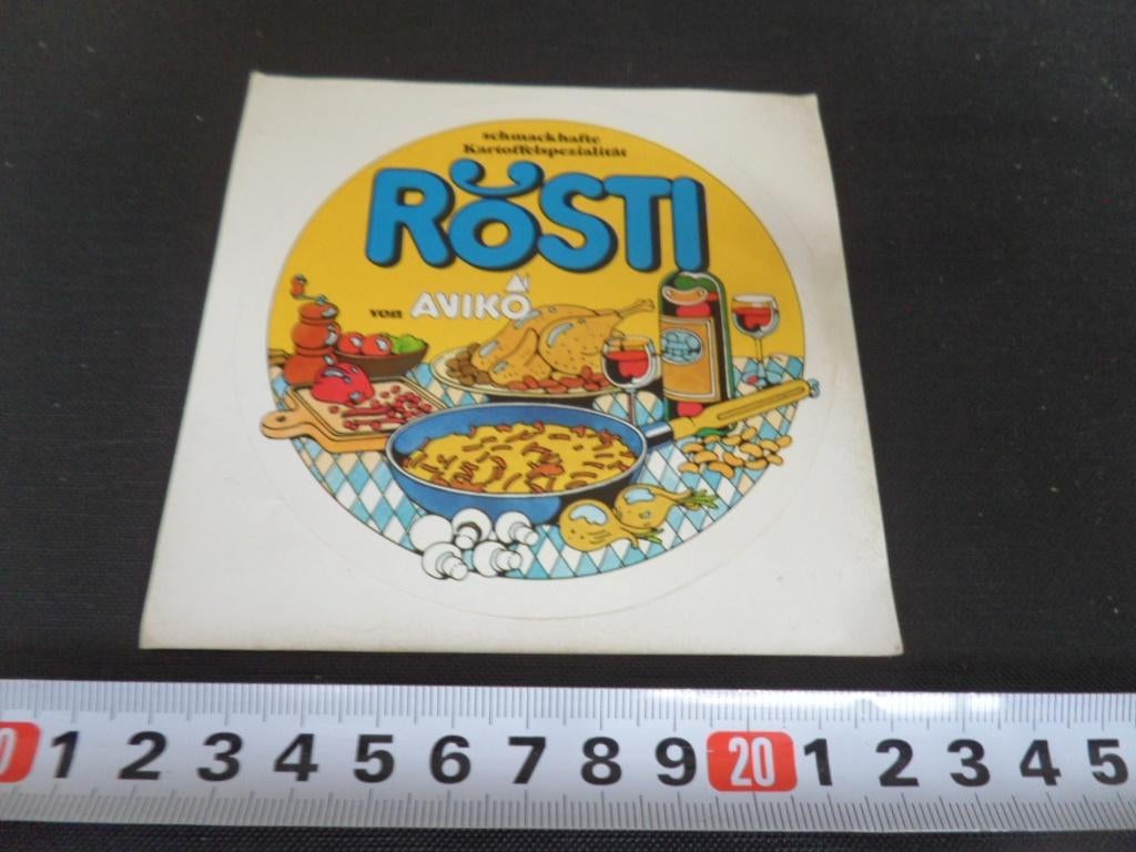 sticker rösti von aviko schmackhafte kartoffelspezialität, Ophalen, Zo goed als nieuw