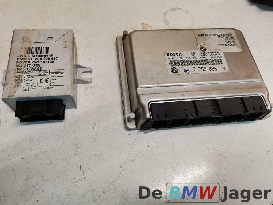 DDE met EWS zonder Sleutel BMW 3-serie E46 320D M47 7786565, Gebruikt, Ophalen of Verzenden, BMW