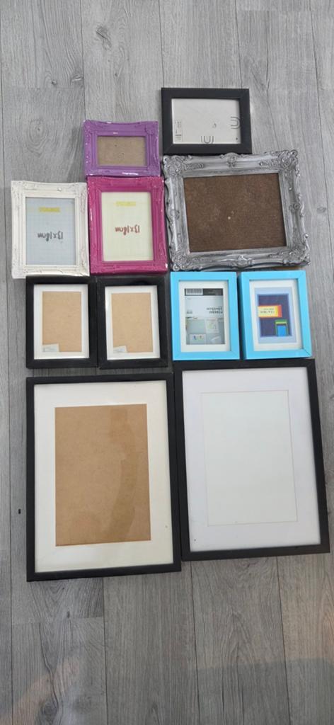 Diverse fotolijsten - Verschillende maten en kleuren, Ophalen, Hout, Minder dan 50 cm, Minder dan 50 cm