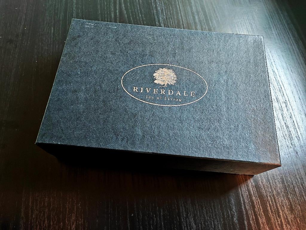 Riverdale espresso kopjes 6 stuks, 5 schotels, Ophalen, Nieuw, Overige stijlen, Kop(pen) en/of Schotel(s)