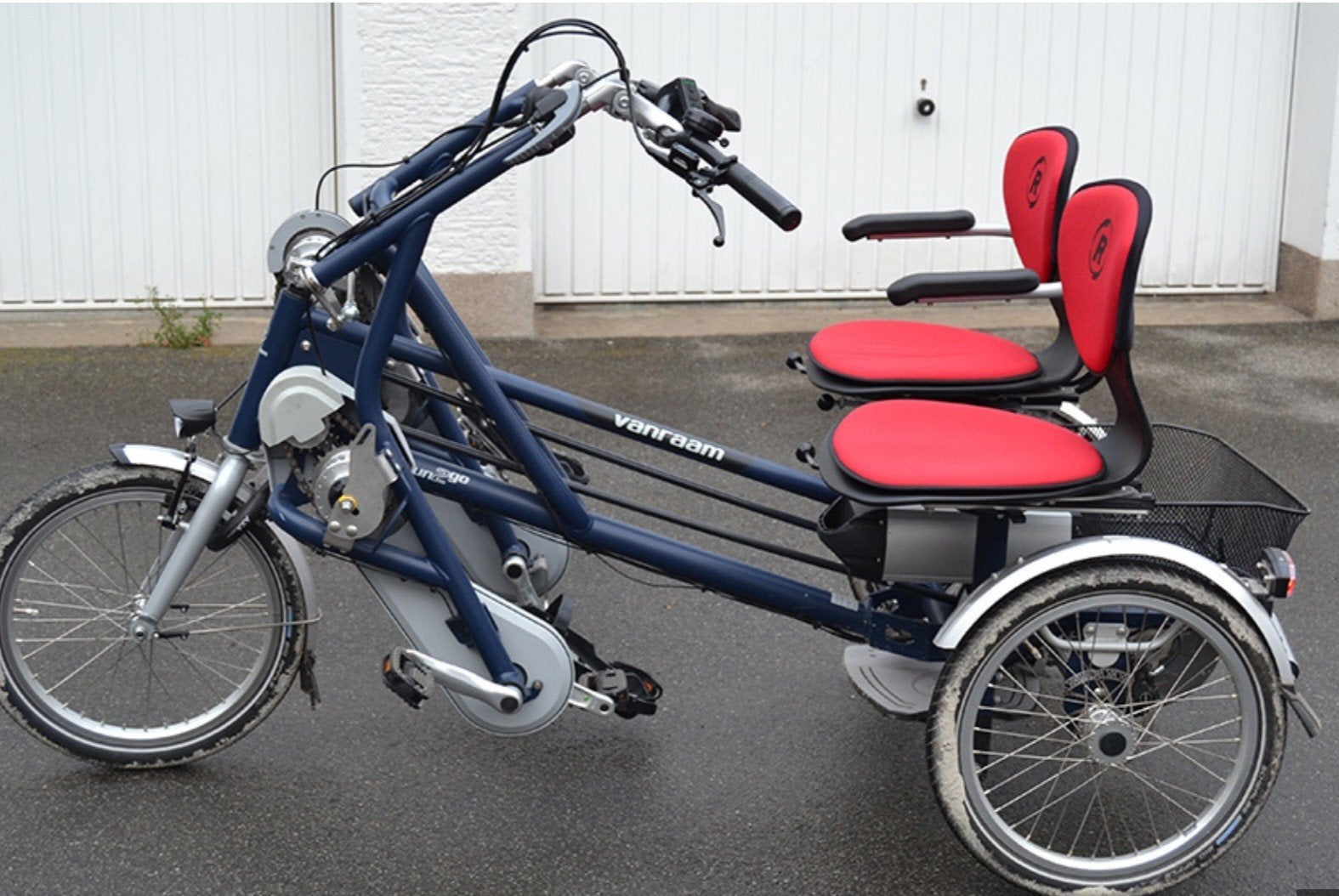 Van Raam Fun2Go duofiets - Samen fietsen!, Ophalen of Verzenden, Gebruikt, Schijfrem, Van Raam