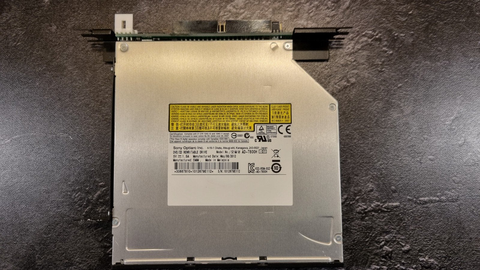 Gezocht: Sony Optiarc AD-7800H-01 (slotloader), Ophalen of Verzenden, Dvd
