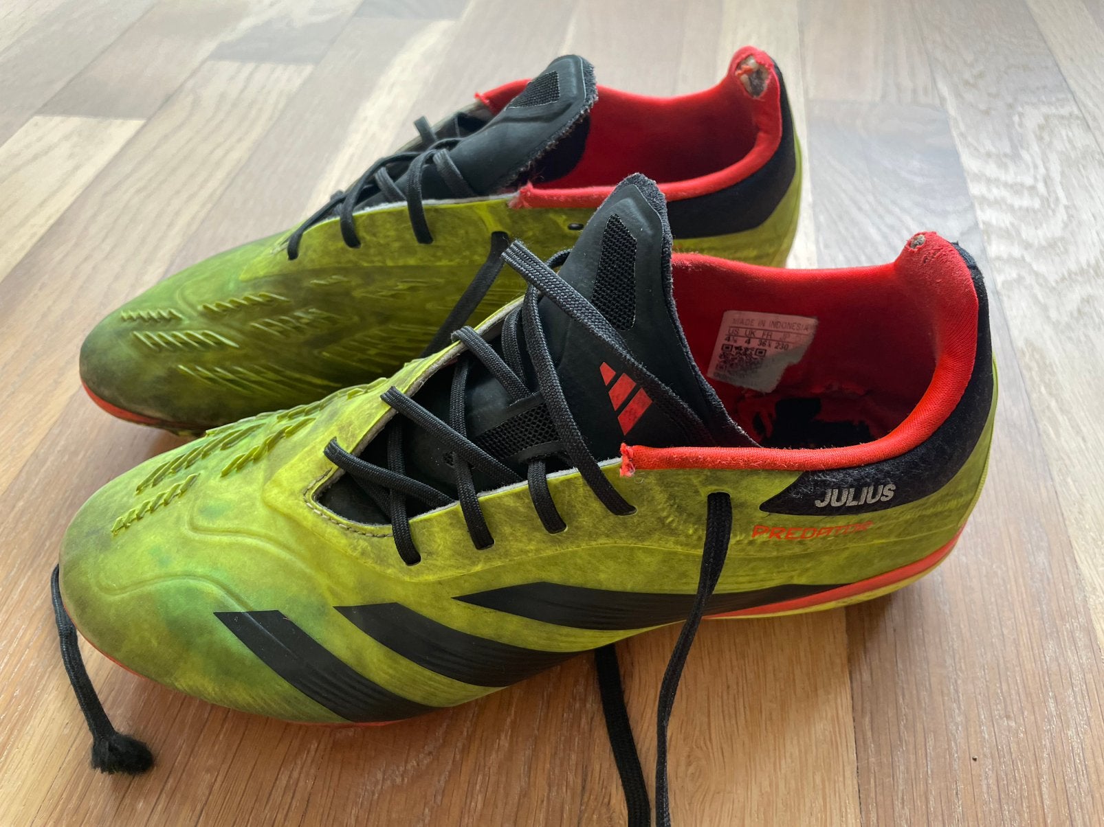adidas voetbalschoenen predator (maat 36 2/3), Gebruikt, Maat XS of kleiner, Schoenen, Ophalen of Verzenden